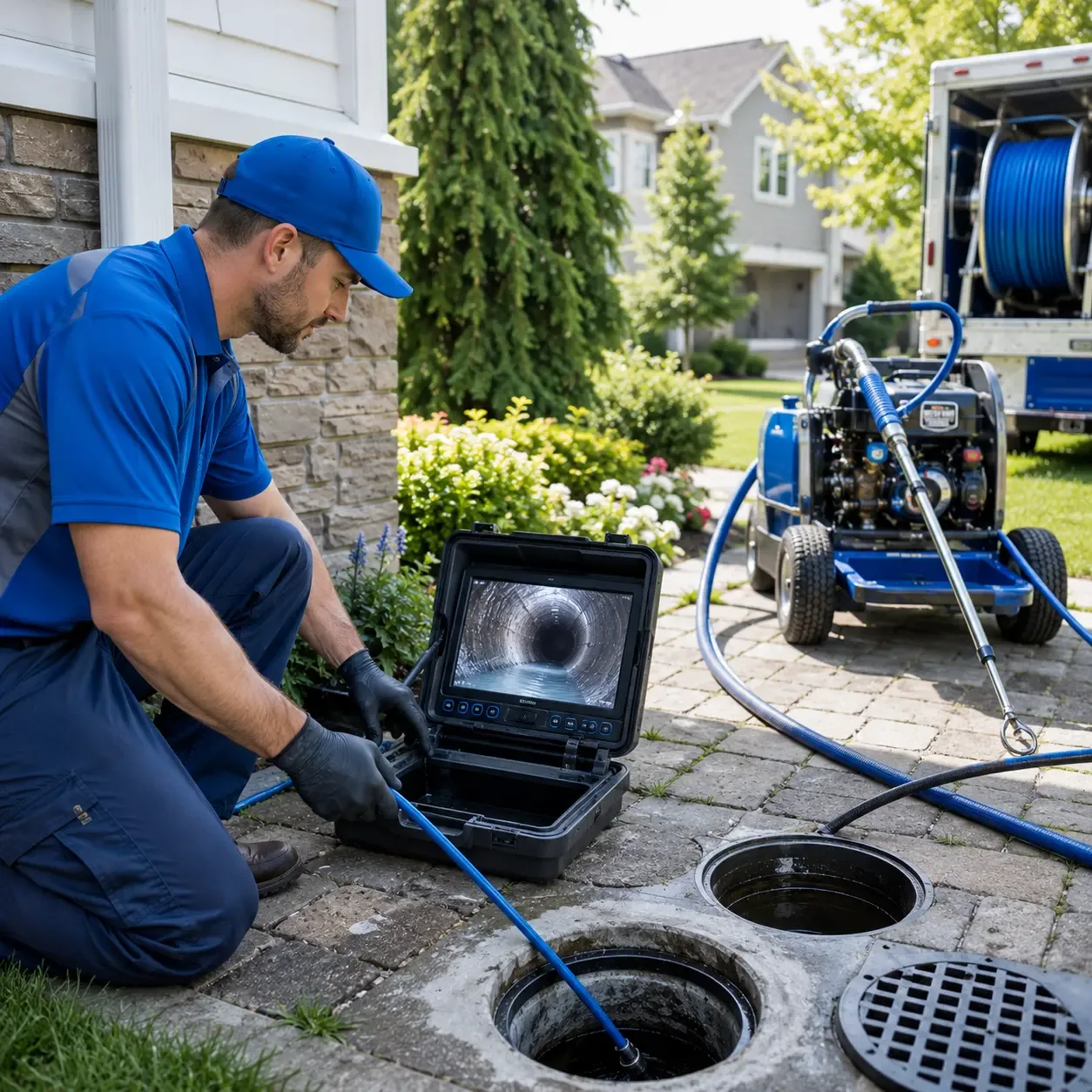 Outdoor drain cleaning professionals serving Hop Bottom, PA